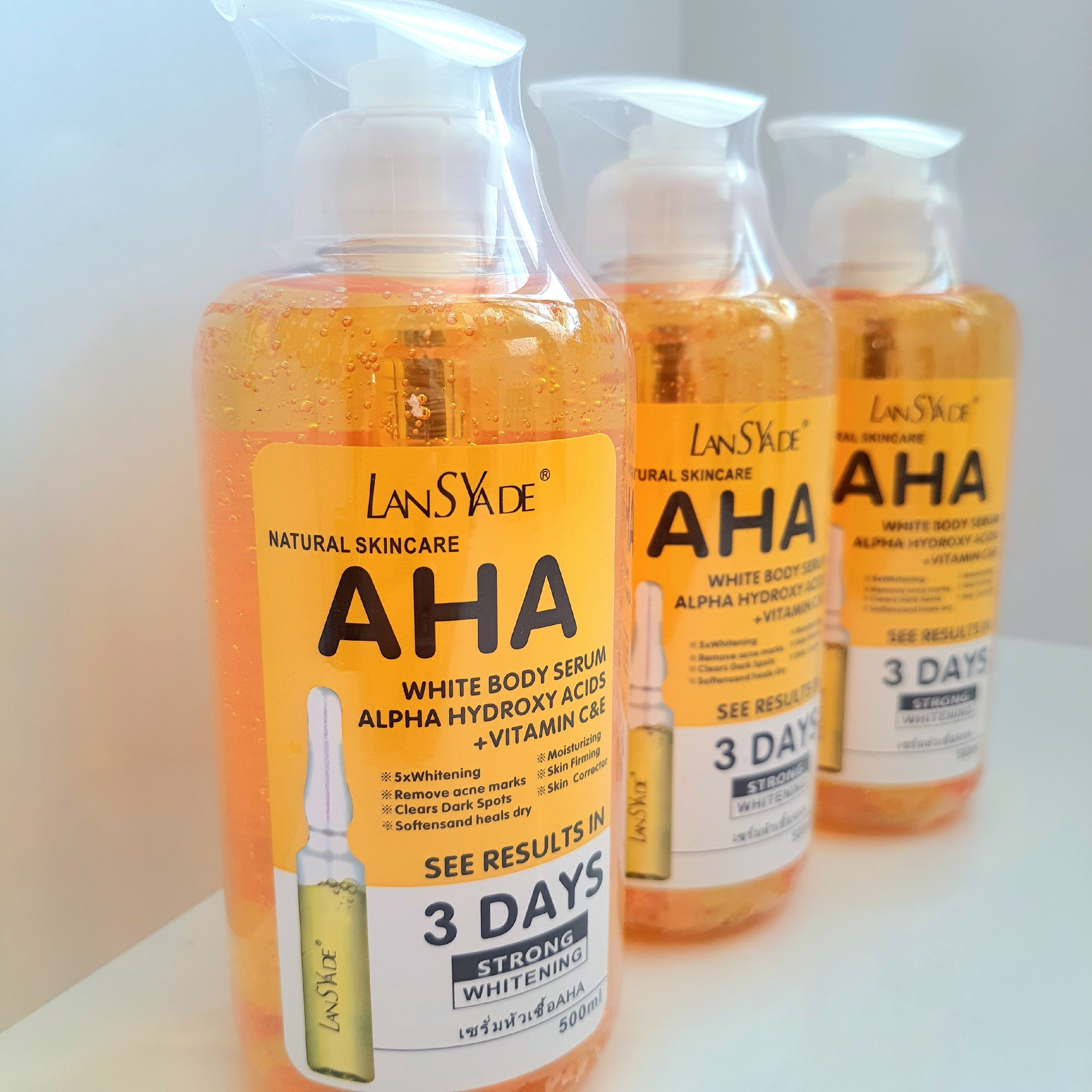 تونر AHA روشن کننده بدن